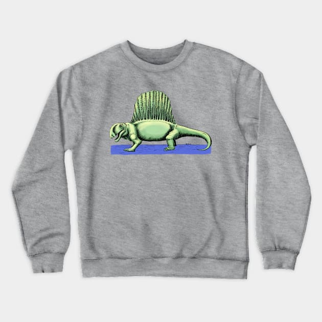 Dimetrodon Crewneck Sweatshirt by szieser